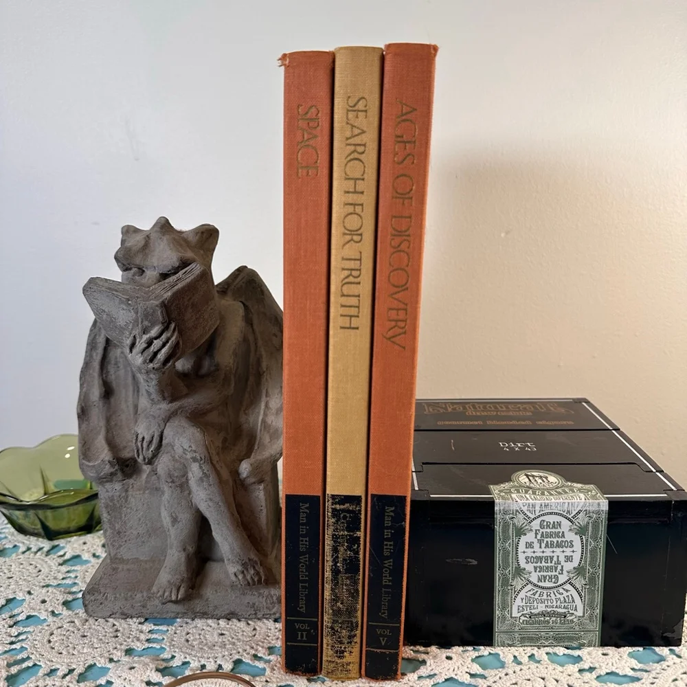 Curated Vintage Book Stack | 1968 “Man in His World” Series |Set of 3